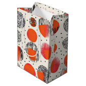 Vette citrus schijf strepen (10) medium cadeauzakje (Achterkant Gekanteld)