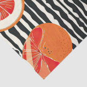 Vette citrus schijf strepen (1) tissuepapier (Detail)