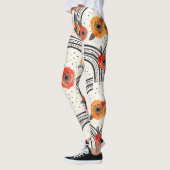 Vette citrus schijf strepen (2) leggings (Links)