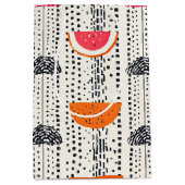 Vette citrus schijf strepen (4) medium cadeauzakje (Voorkant)