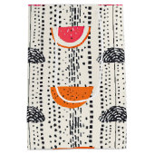 Vette citrus schijf strepen (4) medium cadeauzakje (Achterkant)