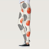 Vette citrus schijf strepen (5) leggings (Links)