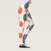 Vette citrus schijf strepen (5) leggings (Rechts)