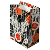 Vette citrus schijf strepen (6) medium cadeauzakje (Achterkant Gekanteld)