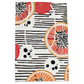 Vette citrus schijf strepen (7) medium cadeauzakje (Voorkant)