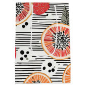 Vette citrus schijf strepen (7) medium cadeauzakje (Achterkant)