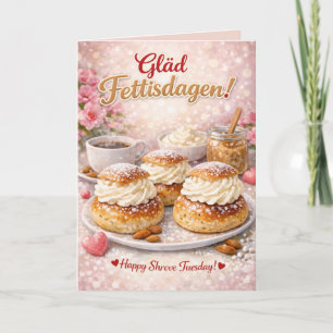 Vette Dinsdag Fettisdagen Gepersonaliseerd Kaart
