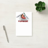 Vette, door bloed gedronken mug post-it® notes (Kantoor)