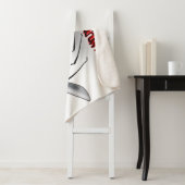 Vette, door bloed gedronken mug sherpa deken (In situ)