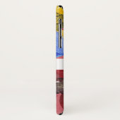 Vette en kleurrijke bloemnaam Case-Mate iPhone case (Achterkant/links)