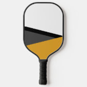 Vette en moderne strepen met aangepaste naam Pickl Pickleball Paddle (Achterkant)