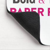 Vette en mooie papierbloemen - Mat voor vormen Muismat (Hoek)