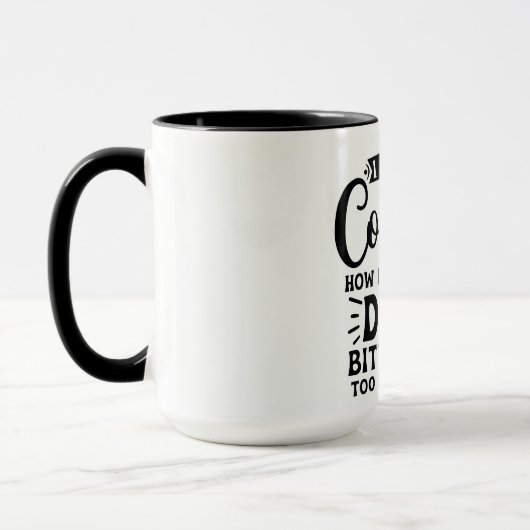 Vette en vurige koffie minnaar Mok (Links)