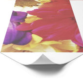 vette Floral X Poster door Megaflora (Hoek)