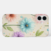 Vette Geometrie: Moderne Kunst iPhone Case (Achterkant (horizontaal))