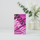 Vette getextureerde artistieke Visitekaartjes (Staand voorkant)