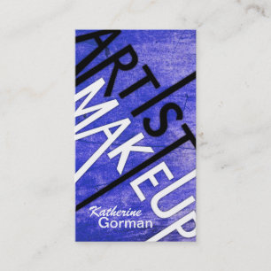 Vette getextureerde artistieke Visitekaartjes