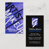 Vette getextureerde artistieke Visitekaartjes (Voorkant / Achterkant)