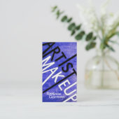 Vette getextureerde artistieke Visitekaartjes (Staand voorkant)