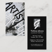 Vette getextureerde artistieke Visitekaartjes (Voorkant / Achterkant)