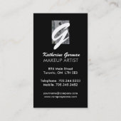 Vette getextureerde artistieke Visitekaartjes (Achterkant)