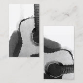 Vette gitaar visitekaartje (Voorkant / Achterkant)