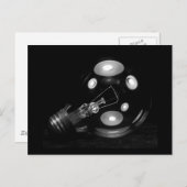 VETTE GLOEILAMP B&W BRIEFKAART (Voorkant / Achterkant)