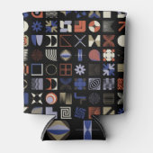 Vette graphics, abstracte  vormen. blikjeskoeler (Voorkant)