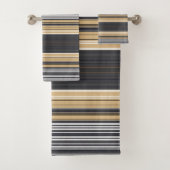 Vette grijze band bad handdoek (Insitu)