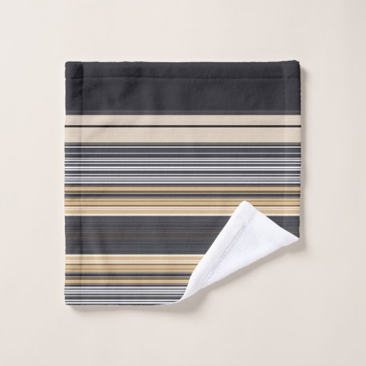 Vette grijze band bad handdoek (Wasdoekje)