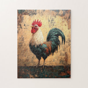 Vette Haan Kippenolie Schilderij Legpuzzel