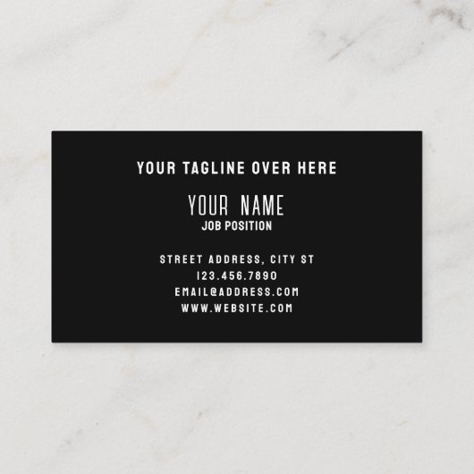 Vette Hallo Visitekaartje (Achterkant)