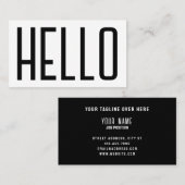 Vette Hallo Visitekaartje (Voorkant / Achterkant)