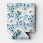 Vette hand geschilderd bloemig blikjeskoeler (Voorkant)