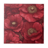 Vette Japanse Anemonen Tegels Voor Met Tegels Bekl Tegeltje (Voorkant)