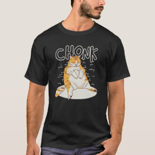 Vette Kat Chonk Schaal Chonky Mollige Kitten Sarca T-shirt