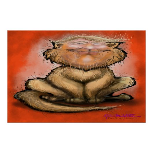 Vette Kat Trump Perfect Poster (Voorkant)