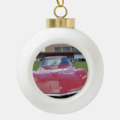 Vette Keramische Bal Ornament (Voorkant)