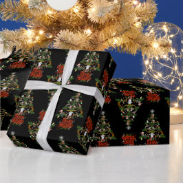 Vette kerstavond met de GIFTWRAP Xmas TREE VAN LOV Cadeaupapier