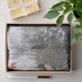 Vette kerstbeagle-ups in Bos-weefselpapier Tissuepapier (Geschenk)