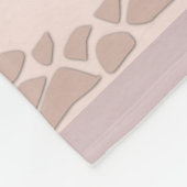 Vette kerstbomen, silhouet, zwart roze bei fleece deken (Hoek)