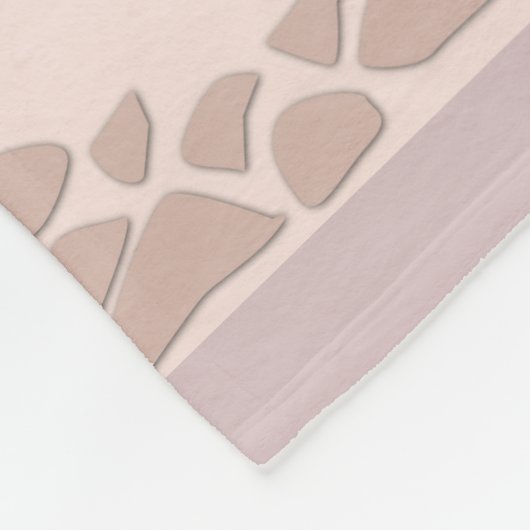 Vette kerstbomen, silhouet, zwart roze bei fleece deken (Hoek)