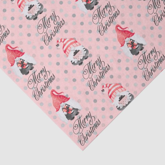 Vette kerstcadeautjes en Stippen Tissuepapier (Detail)