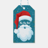 Vette kerstman Gepersonaliseerd kerst Cadeaulabel (Voorkant)