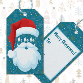 Vette kerstman Gepersonaliseerd kerst Cadeaulabel