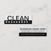 Vette KLEIDING VAN HET HUIS klantenloyaliteit Klantenkaartje (Voorkant / Achterkant)