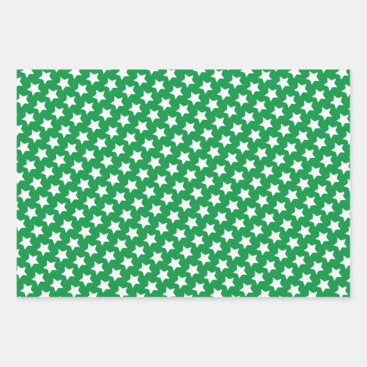 Vette kleuren Sterren - Costum Age Kids Verjaardag Inpakpapier Vel (Voorkant 3)