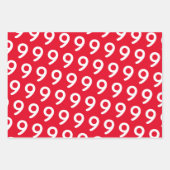 Vette kleuren Sterren - Costum Age Kids Verjaardag Inpakpapier Vel (Voorkant)