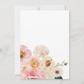 Vette kleurrijke Floral | Brunch en Bubble Kaart (Achterkant)