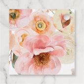 Vette kleurrijke Floral | Dank u wel Bedankjes Labels (Achterkant)